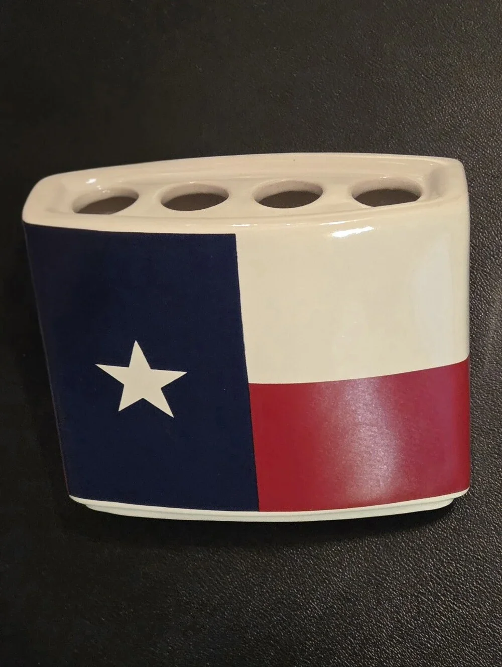 4 piece Texas Ceramic Bathroom Accessory Set